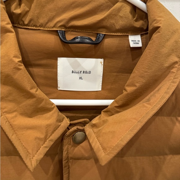 Billy Reid tan/deep mustard Puffer Jacket - Picture 4 of 4